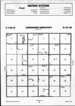 Steele County Map Image 010, Griggs and Steele Counties 1990